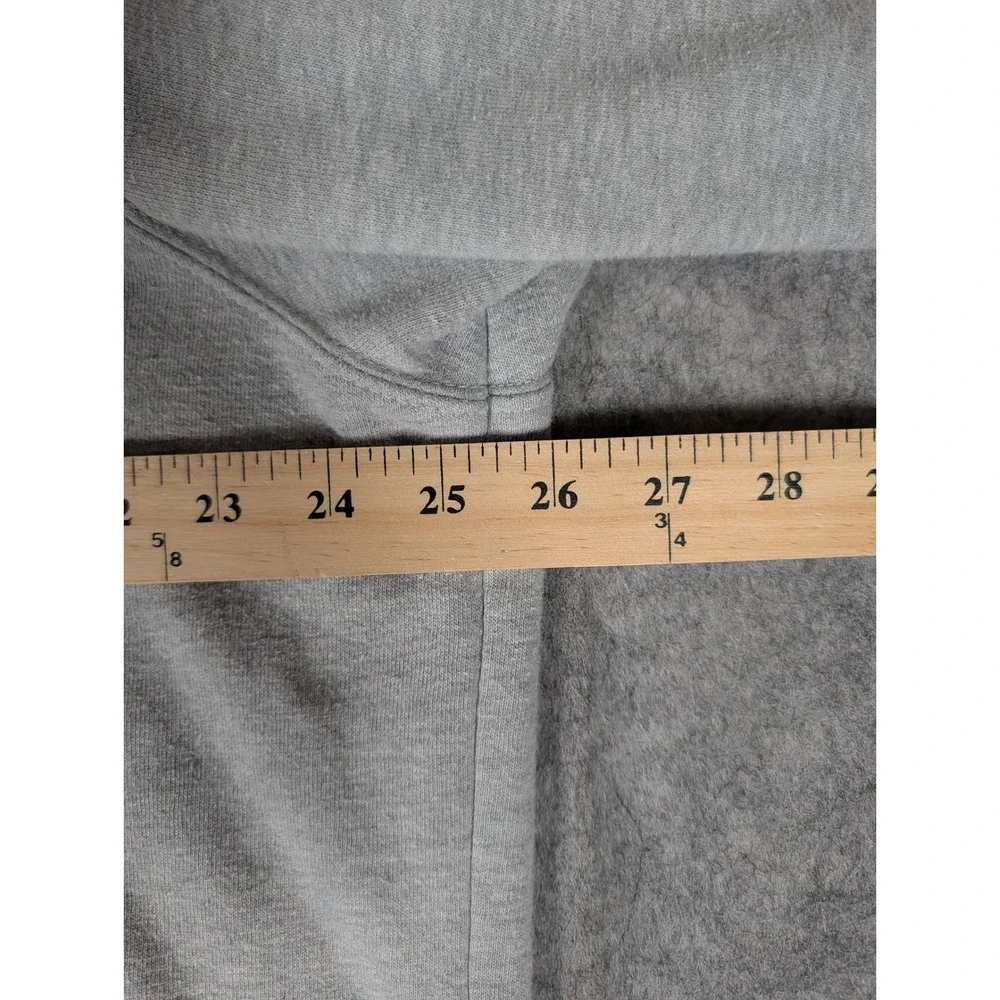 The North Face Mens Gray Box Logo Hoodie Never Stop Exploring Pullover XL